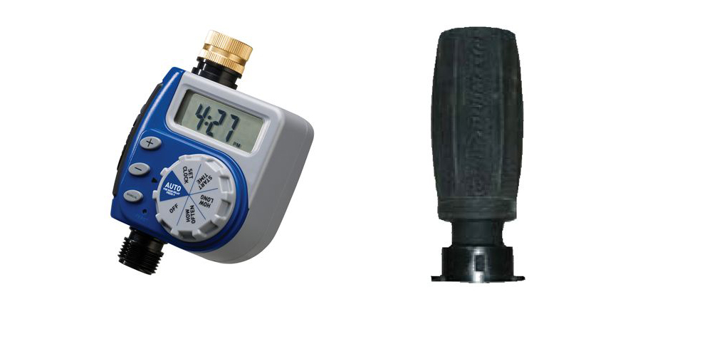 Orbit Single Dial 1-Outlet Hose Timer and 3-in-1 Drip Faucet Adapter